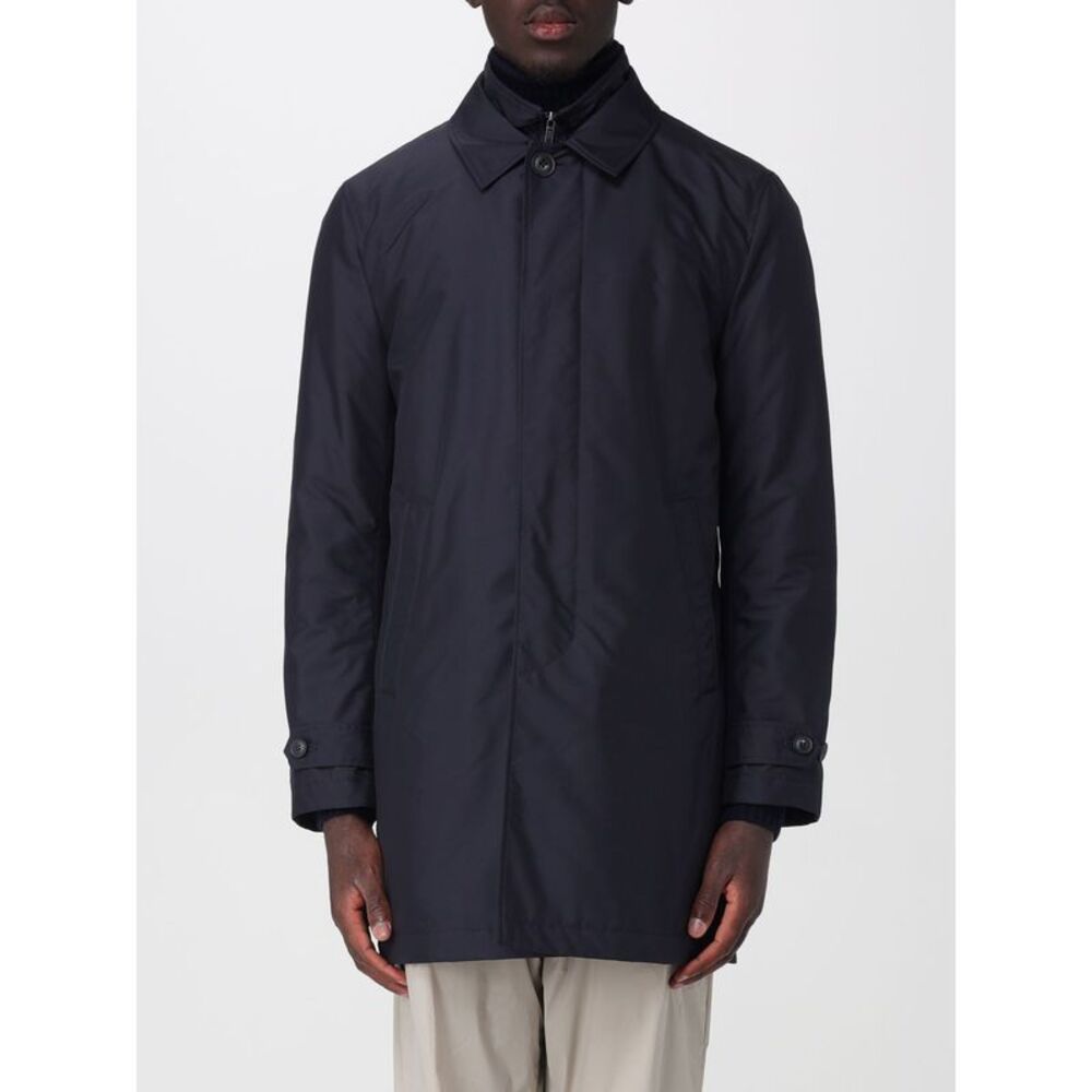 Fay Men Padded Waterproof Fay Jacket In Polyester With Concealed Closure
